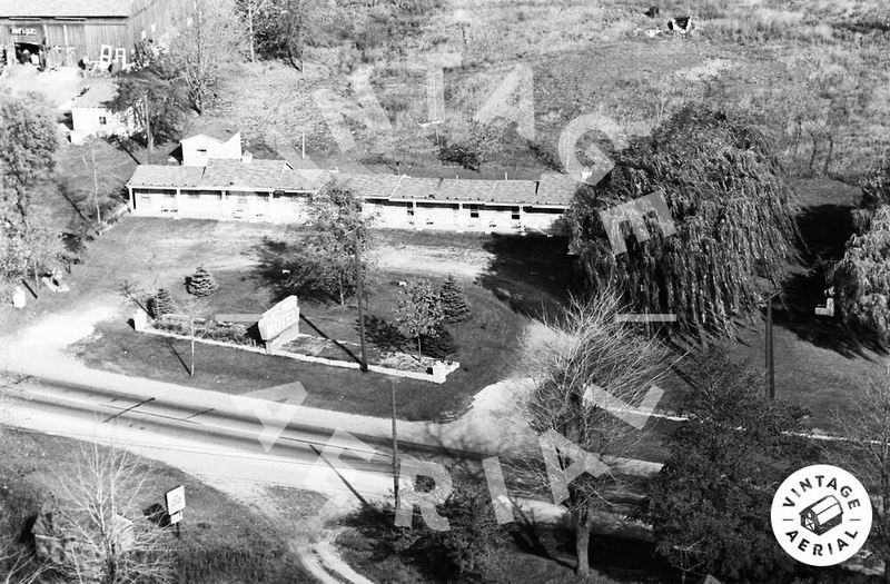 Siesta Motel - 1964 Aerial